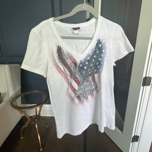 Harley Davidson Flag T